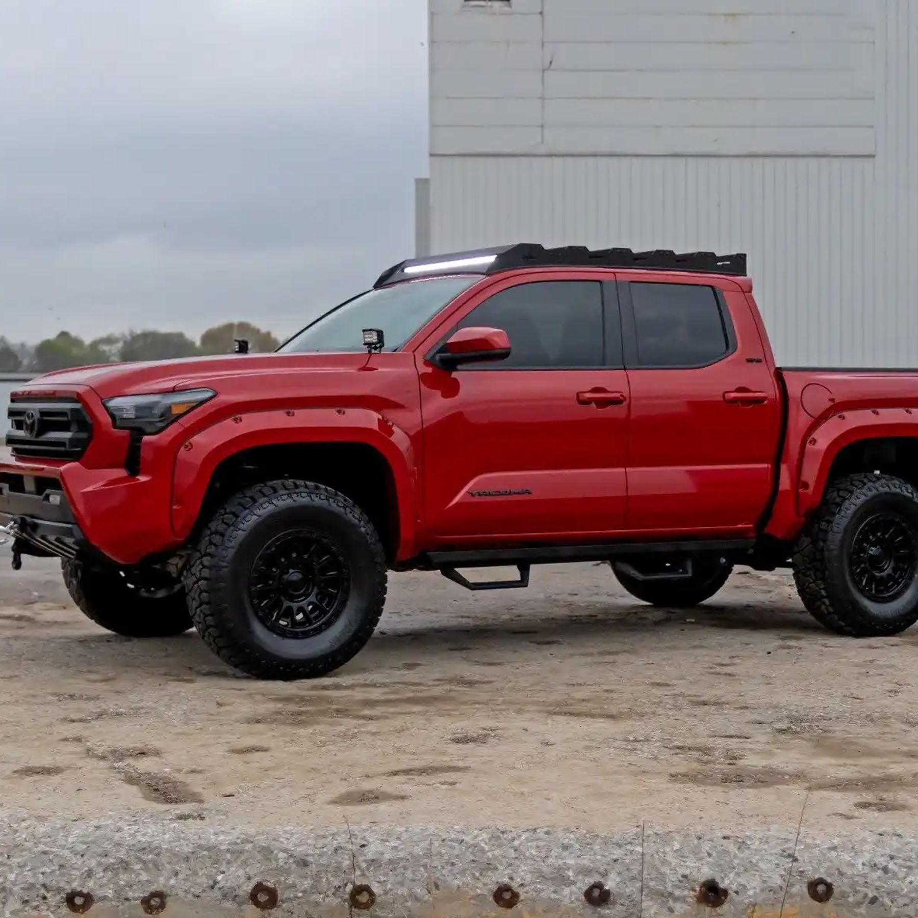 Rough Country Low Profile Roof Rack w/40" LED Light Bar | 2024+ Toyota Tacoma