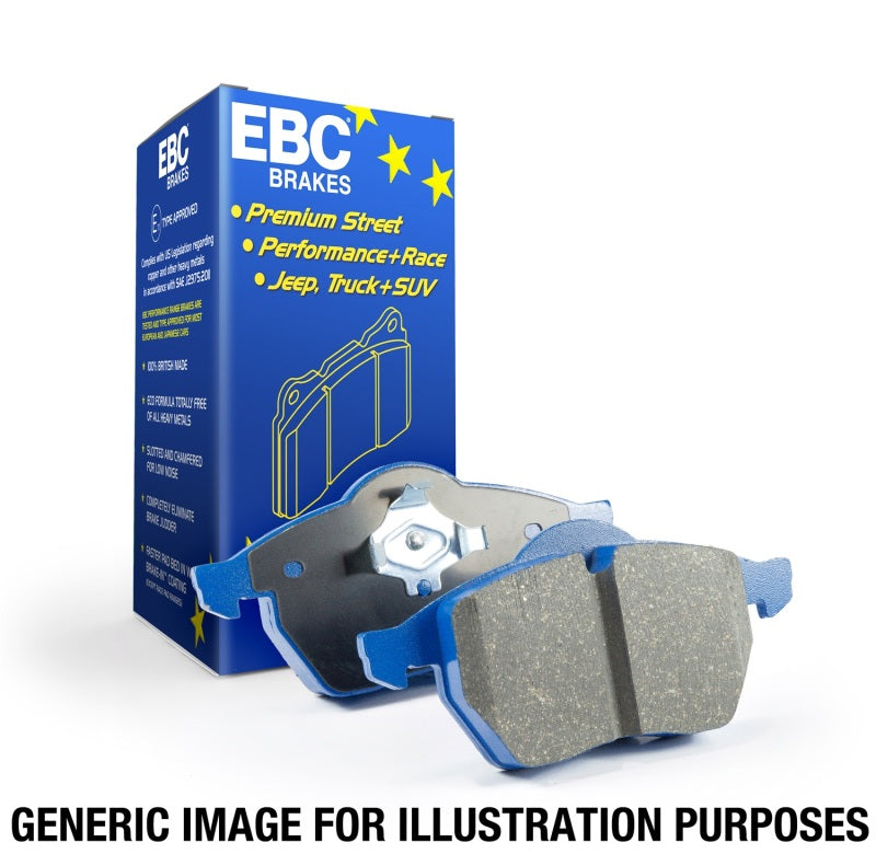 EBC 10-11 BMW X5M 4.4 Twin Turbo Bluestuff Front Brake Pads