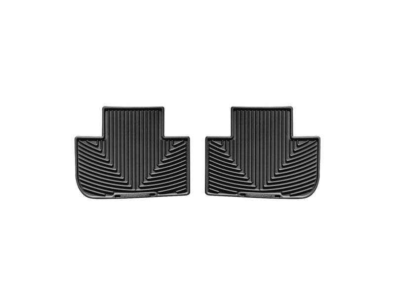 WeatherTech 05+ Cadillac STS Rear Rubber Mats - Black