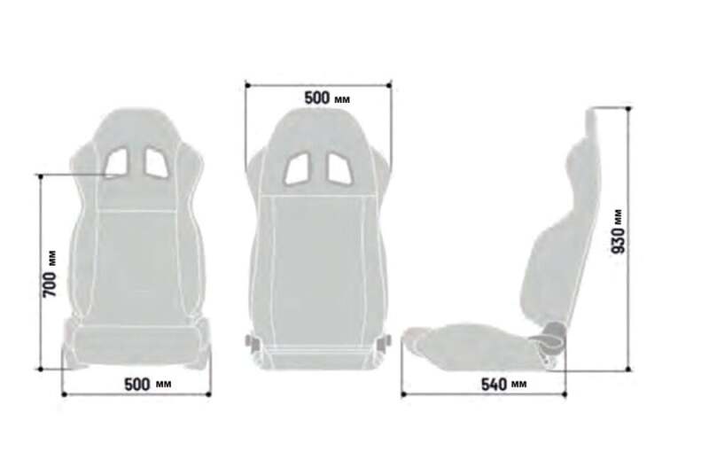 Sparco Seat R100 Black/Black