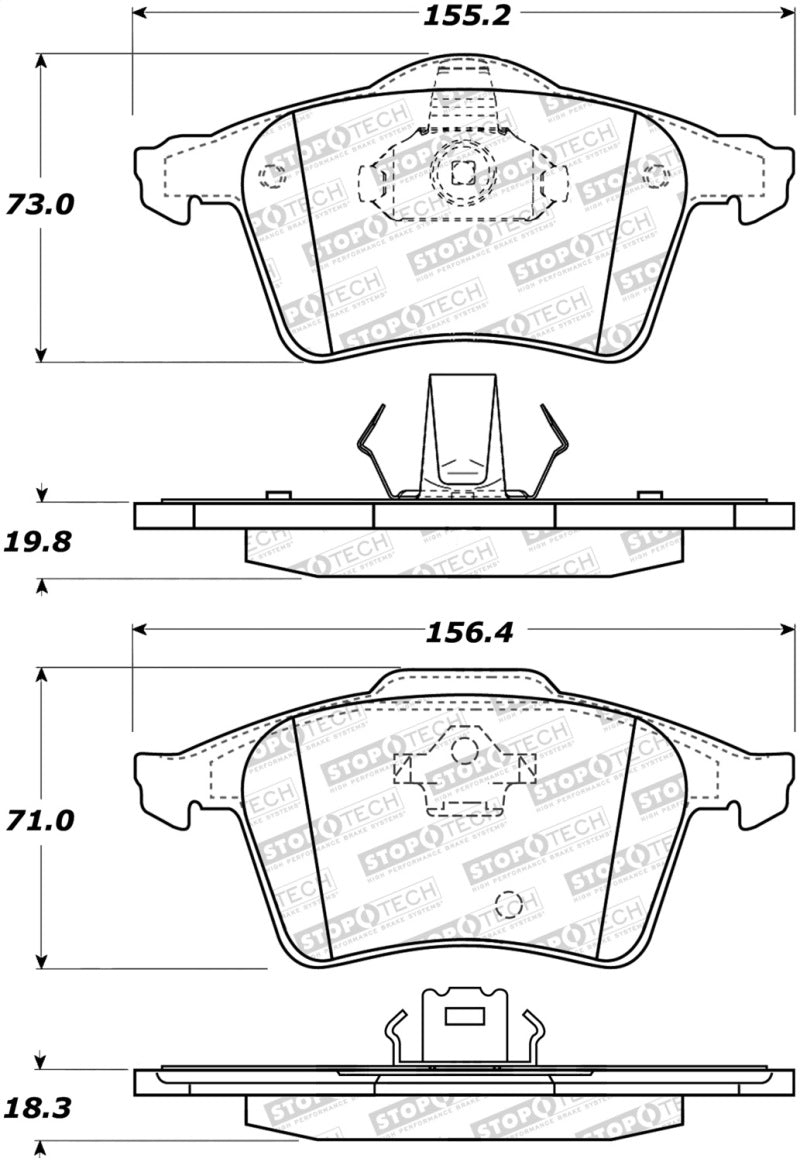 StopTech Street Brake Pads