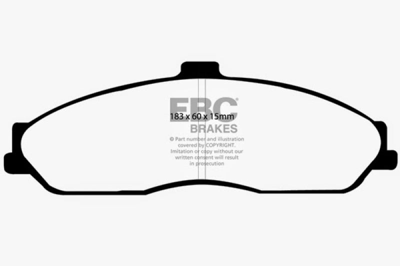 EBC 03-04 Cadillac XLR 4.6 Bluestuff Front Brake Pads