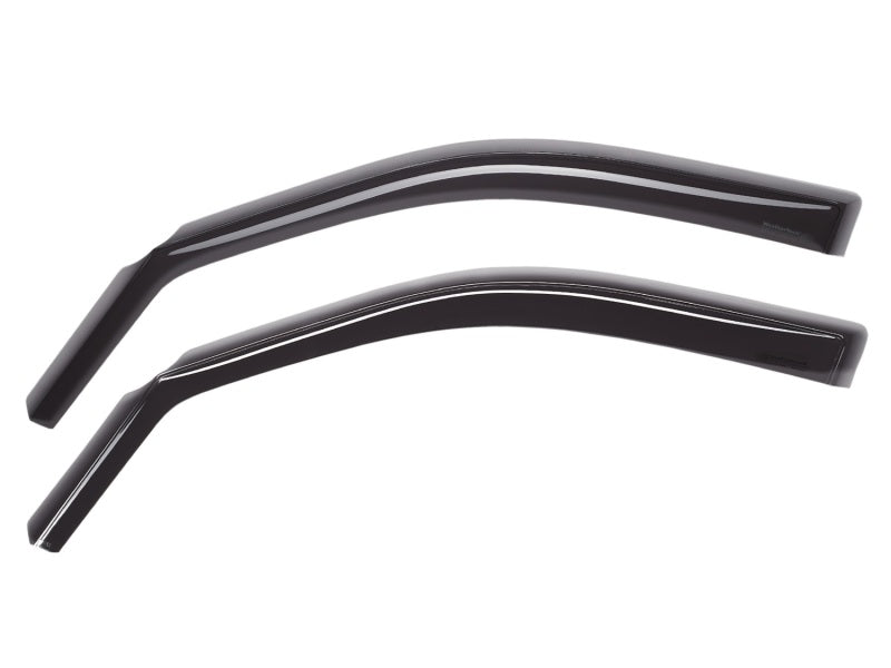 WeatherTech 04-08 Ford F150 Regular Cab Front Side Window Deflectors - Dark Smoke