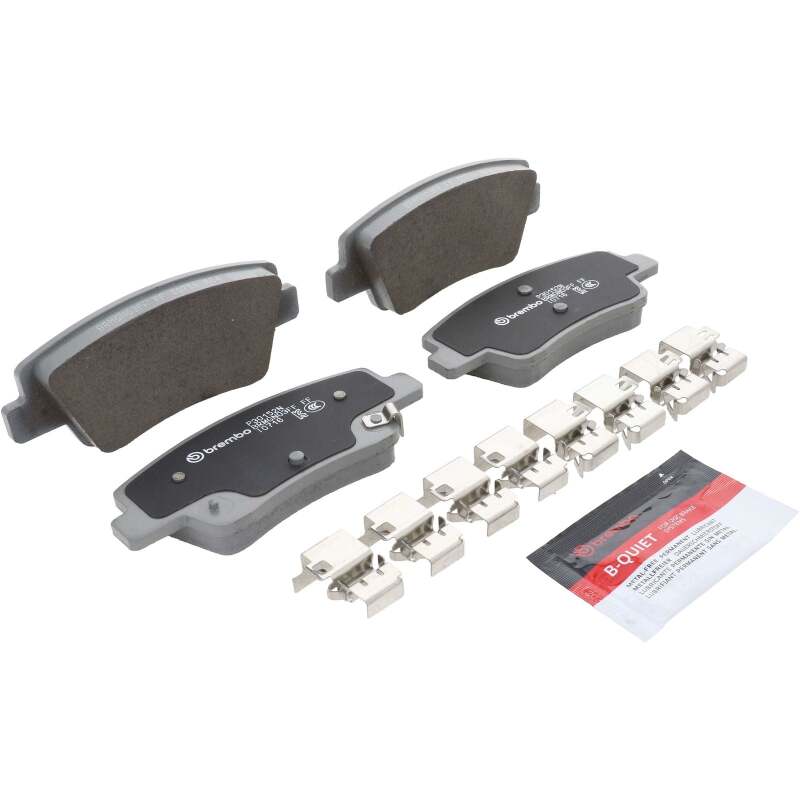 Brembo OE 21-24 Genesis G80/2023 GV60/22-24 GV704/2022 Hyundai Ioniq 5 Ceramic Brake Pad - Rear