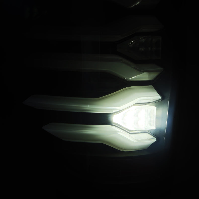 AlphaRex 09-14 Ford F150 LUXX LED Tailights - Black Housing