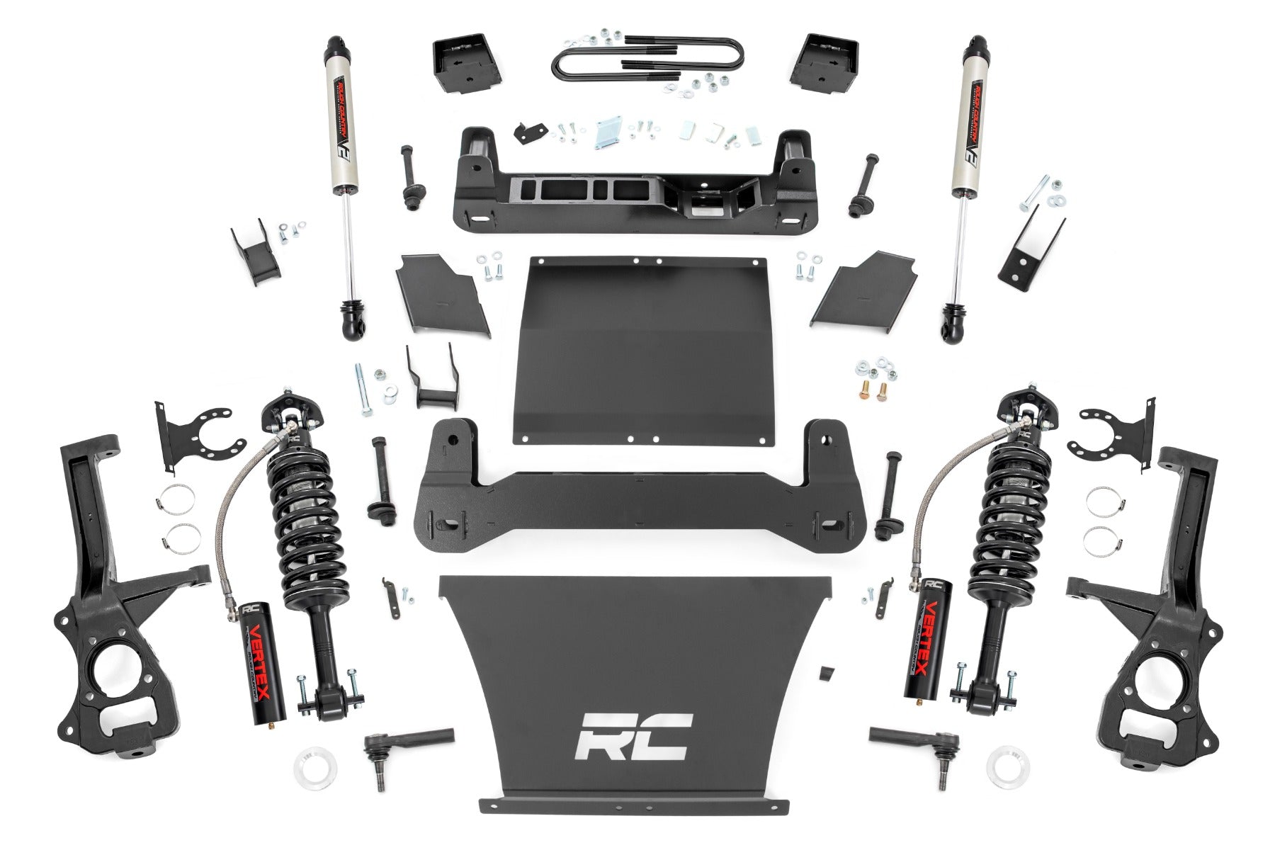 6 Inch Lift Kit | Mono Leaf Rear | Vertex/V2 | GMC Sierra 1500 2WD/4WD (25-26)