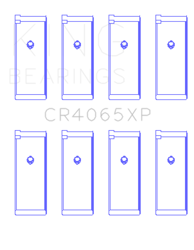 King Nissan KA-24DE (Size STDX) Performance Rod Bearing Set-King Engine Bearings-797 Offroad