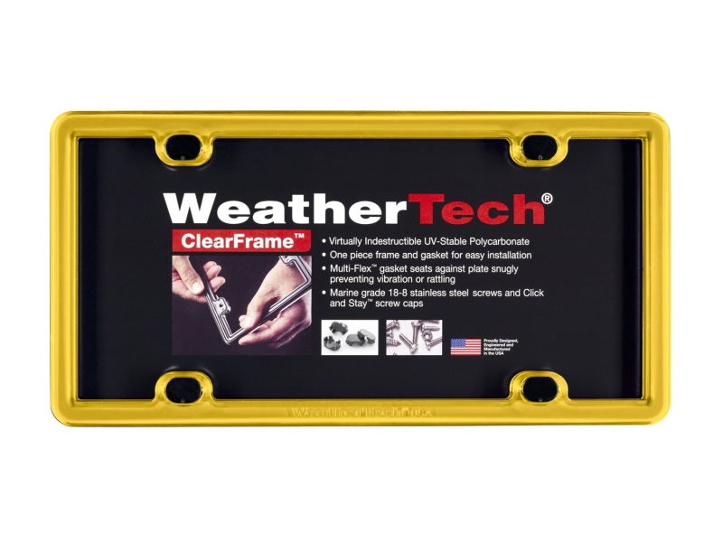 WeatherTech ClearFrame - Golden Yellow