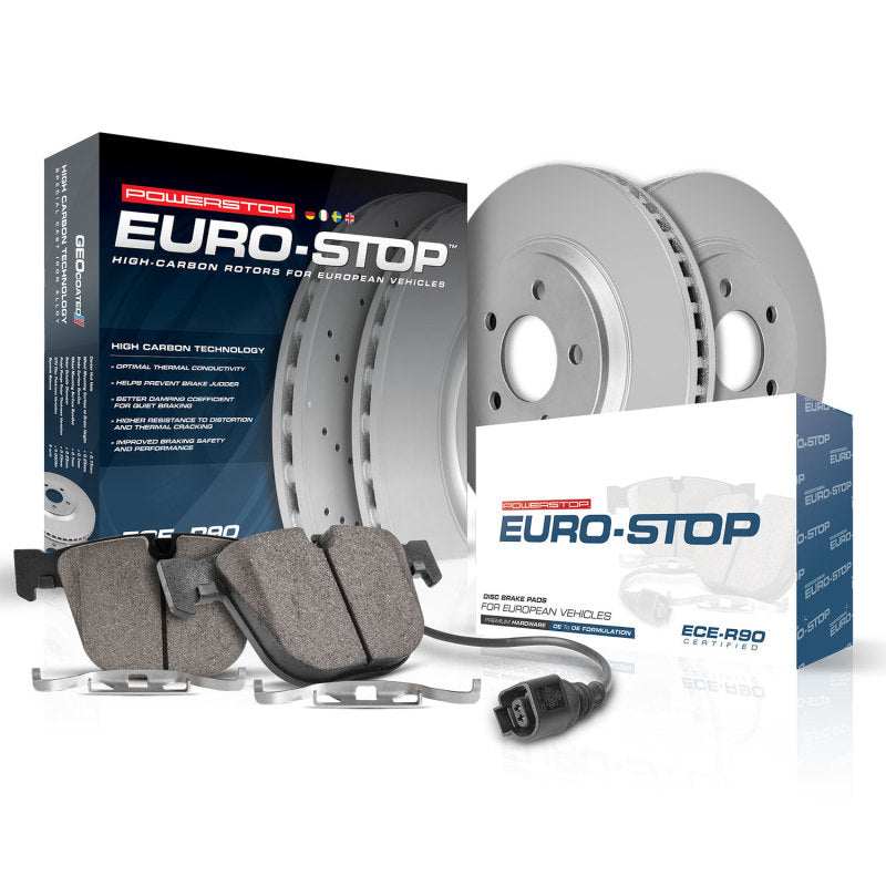 Power Stop 01-07 Volvo S60 Front Euro-Stop Brake Kit