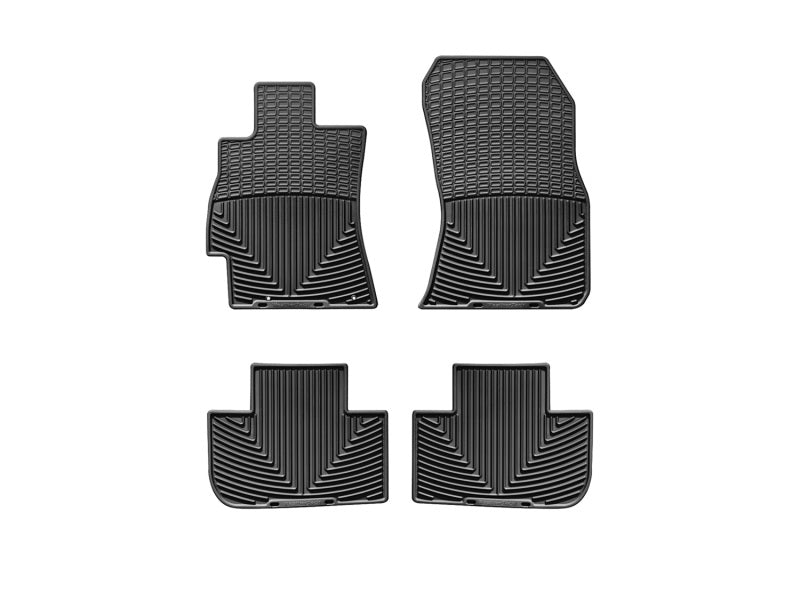 WT Rubber Mats - Front - Blk