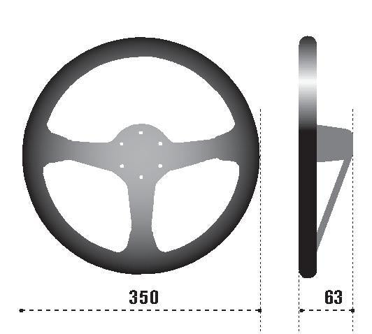 Sparco Strwhl L575 Monza Suede