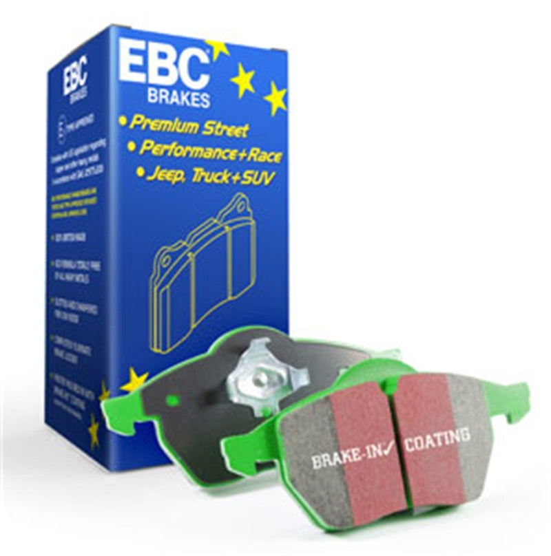 EBC 00 Volkswagen Eurovan 2.8 (Lucas) with Wear Leads Greenstuff Front Brake Pads