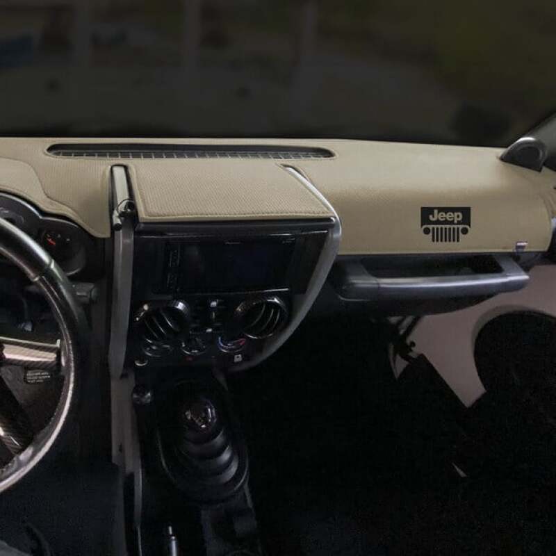 Covercraft 15-18 Jeep Wrangler (JK) w/o Light Sensor Limited Edition Dash Cover w Jeep Grill Logo