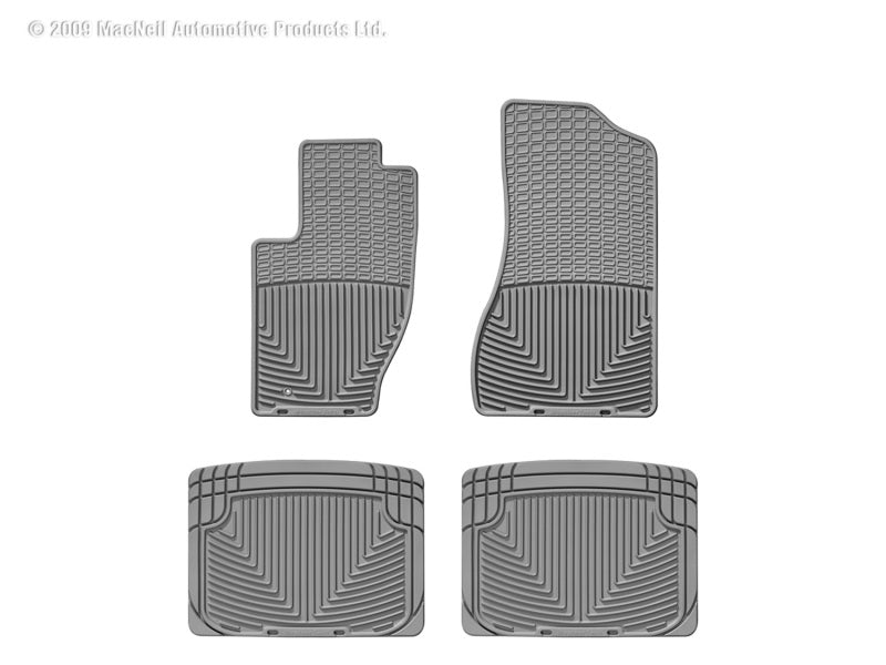 WT Rubber Mats - Rear - Grey