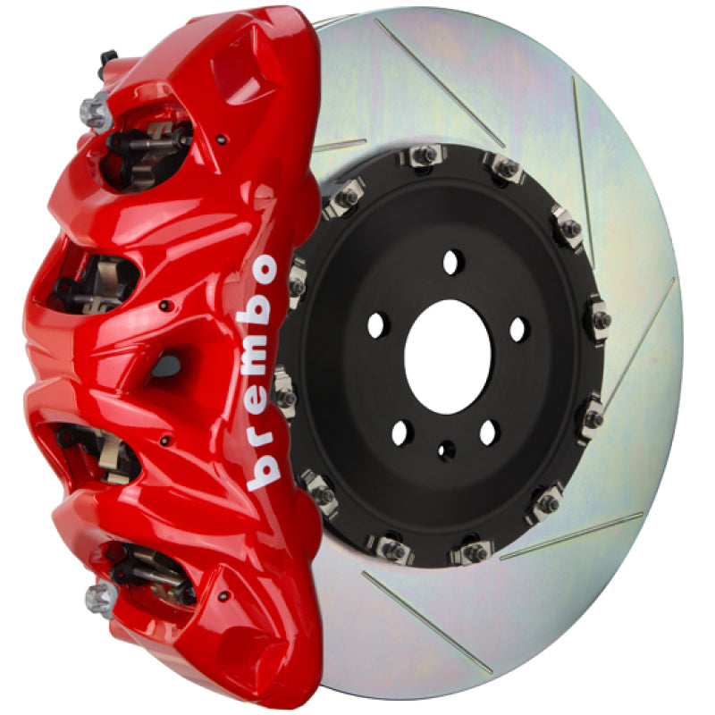 Brembo 16-21 Land Cruiser (J200) Front GT BBK 8 Piston Cast 412x38 2pc Rotor Slotted Type-1-Red