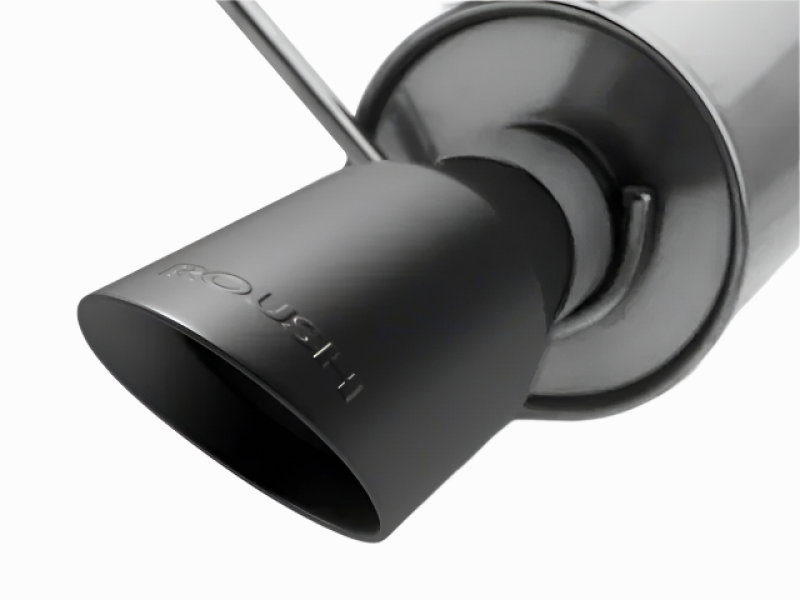 Roush 2015 Mustang V6 / EcoBoost Black Tip Axle Back Exhaust