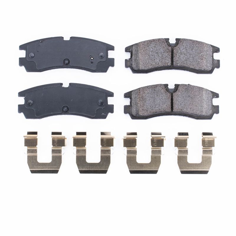 Power Stop 98-02 Cadillac Seville Rear Z17 Evolution Ceramic Brake Pads w/Hardware