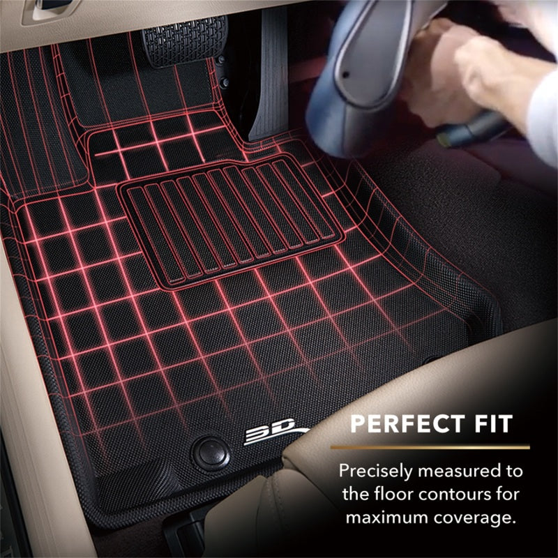 3D MAXpider 2015-2016 MKC Kagu 2nd Row Floormats - Black