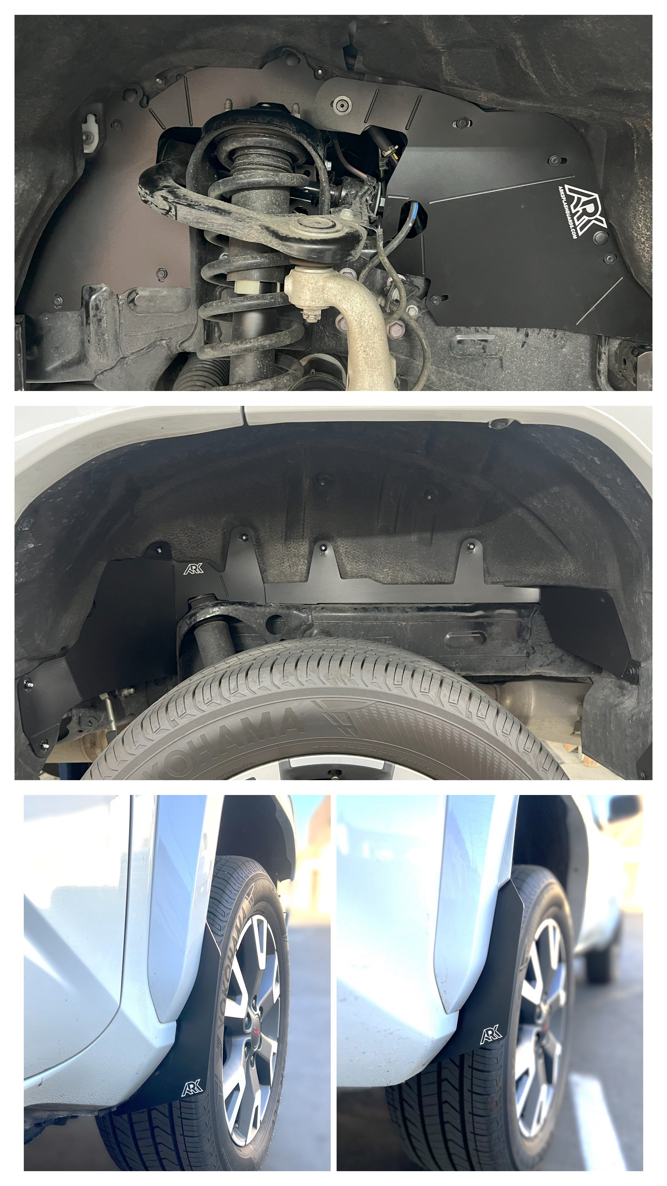 Ark Splash Guards 2020+ Toyota Highlander TriXPoly Micros Flares