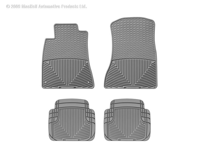 WT Rubber Mats - Rear - Grey