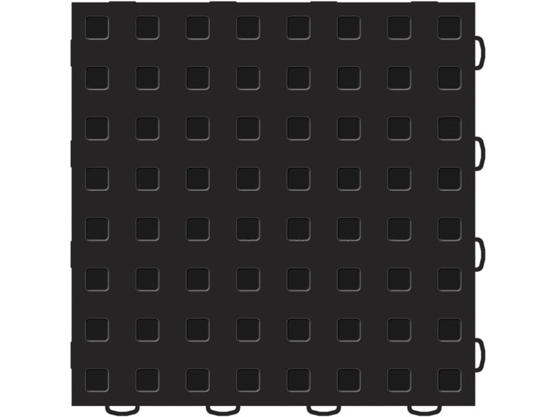 WeatherTech TechFloor - 3in X 12in Tiles(Left Loop) - Black/Black **Order in Qtys of 10