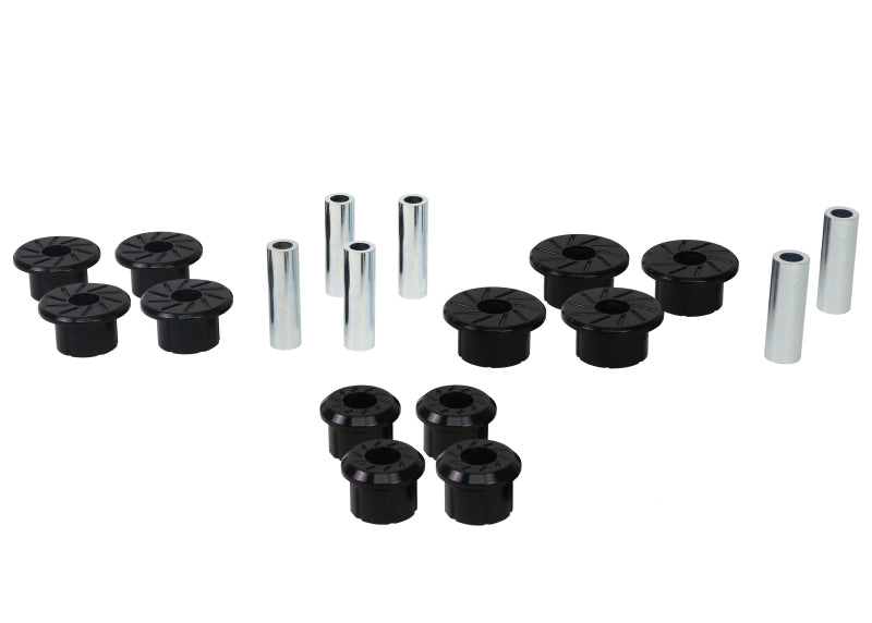 Whiteline 1999-2018 Chevrolet Silverado 1500 Spring - Eye Front/Rear And Shackle Bushing