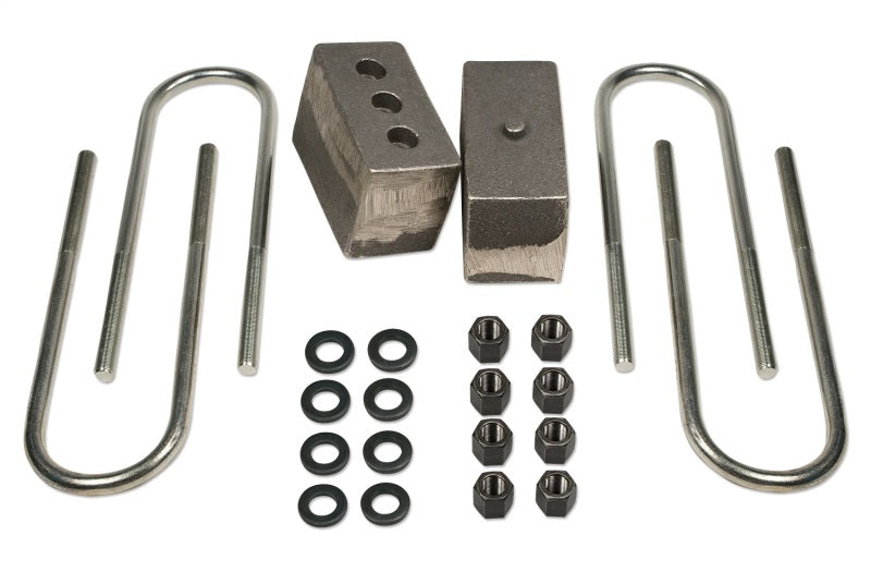 Tuff Country 03-12 Dodge Ram 3500 4wd (w/3.5in Rear axle) 4in Rear Block & U-Bolt Kit