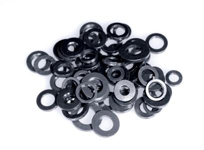 ARP M12 ID .875in OD Chamfer Black Washers