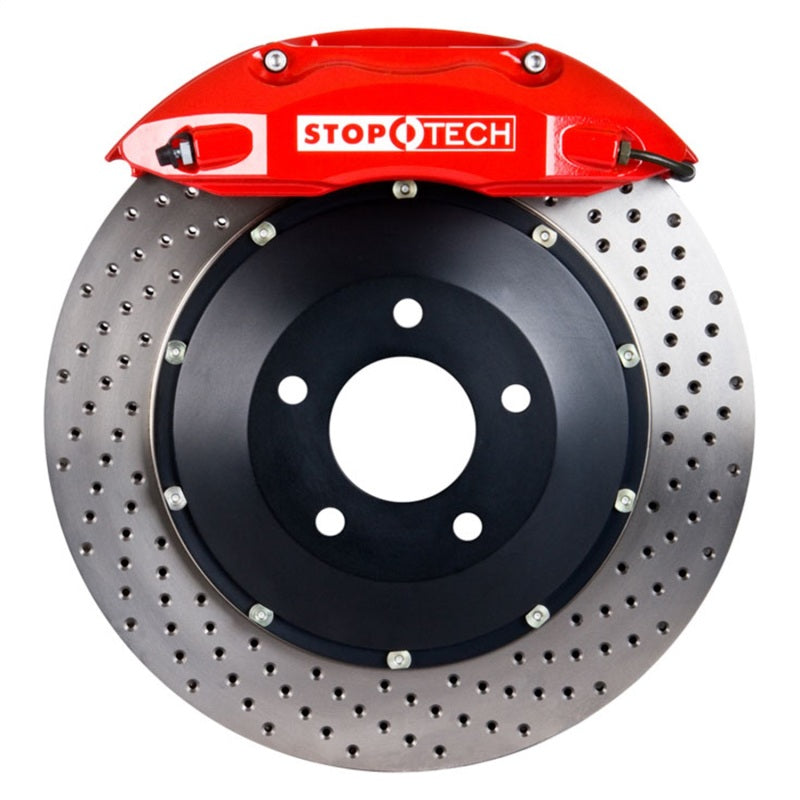 StopTech BBK 01-07 BMW M3 (E46) Front ST-40 Red Caliper Drilled 355x32 Rotors