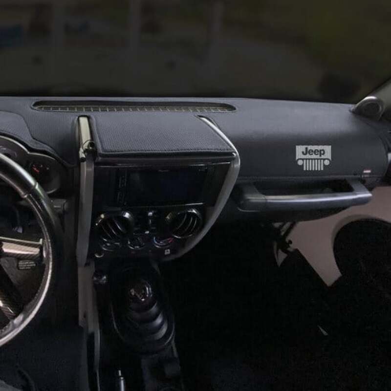 Covercraft 11-14 Jeep Wrangler (JK) w/o Light Sensor Limited Edition Dash Cover w Jeep Grill Logo