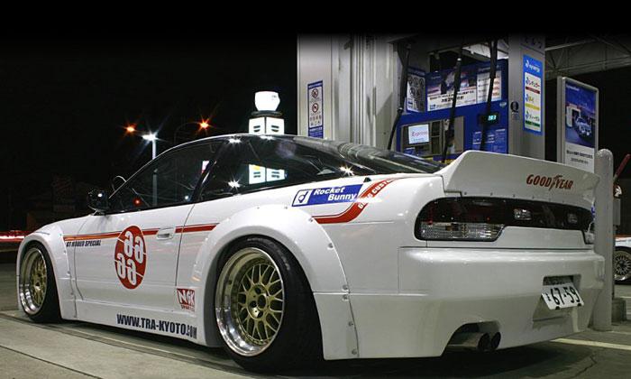 GReddy 89-93 Nissan Silvia 2Dr Rocket Bunny (PS13) Front Wide Fenders V1 **Must Ask/Call to Order**
