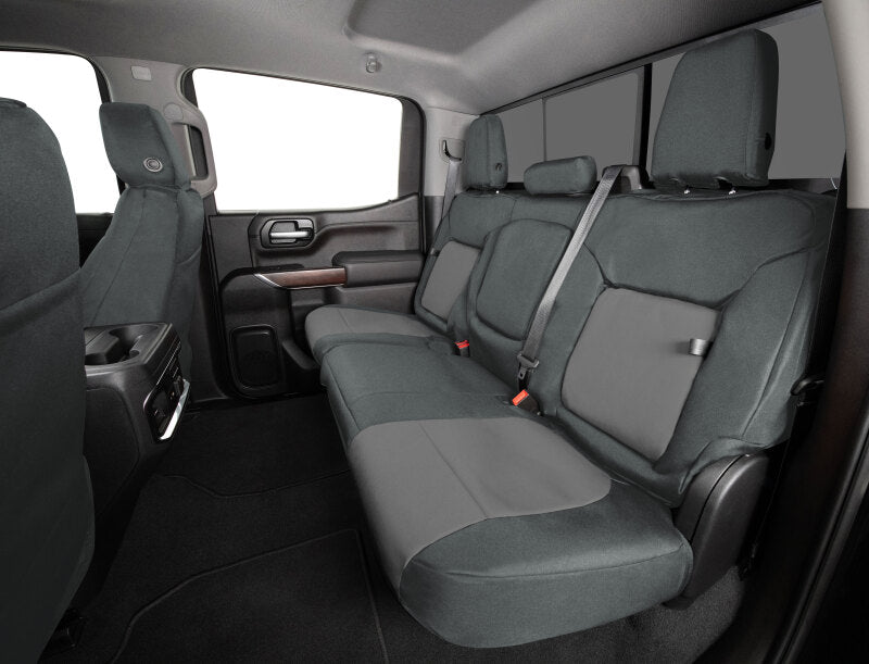 Covercraft 19-24 Dodge RAM 1500 Endura PrecisionFit Custom Second Row Seat Covers - Charcoal/Silver