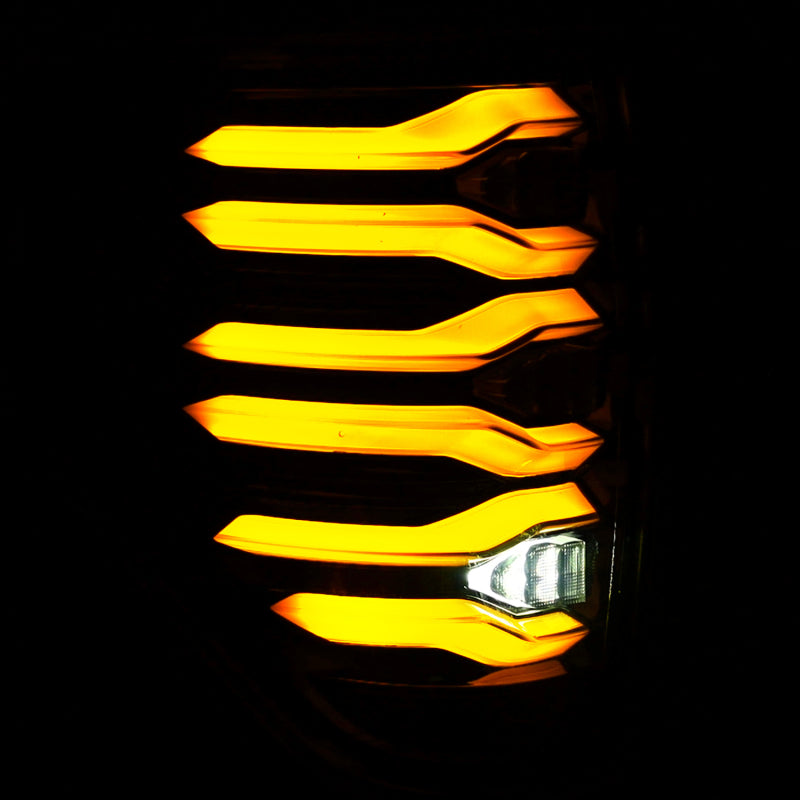 AlphaRex 09-14 Ford F150 LUXX LED Tailights - Black Housing