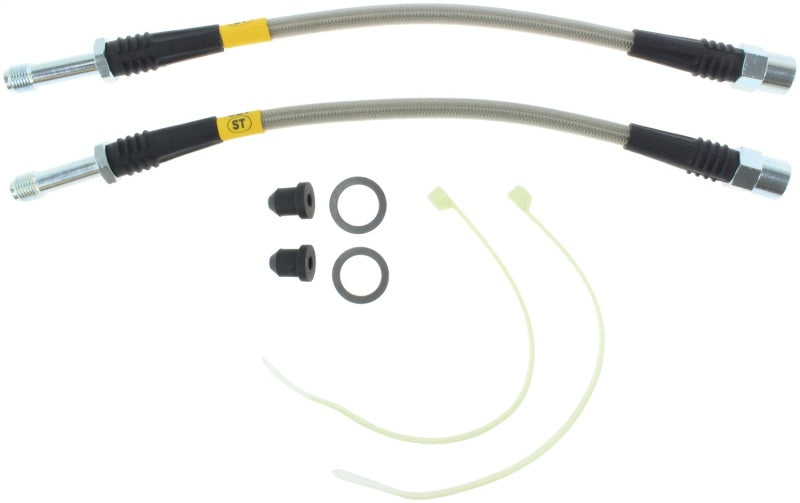 StopTech Stainless Steel Rear Brake Lines 94-98 Porsche 911 Series