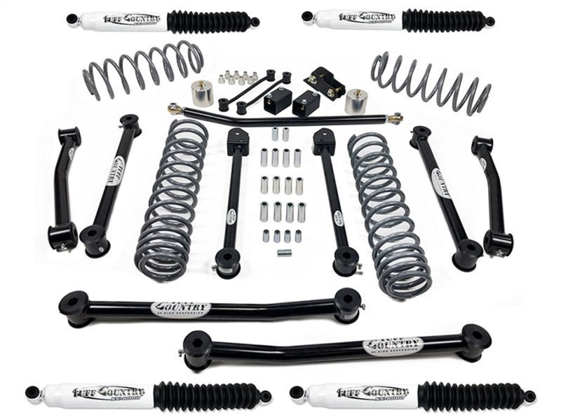 Tuff Country 18-23 Jeep Wrangler JLU (4 door Models Only) 4in Lift Kit (SX8000 Shocks)