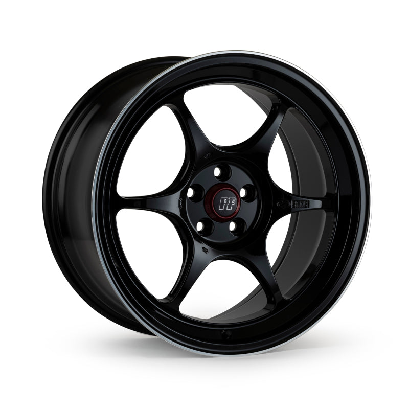 Enkei PF06 17x9 5x114.3 22mm Offset 75mm Bore - Black Machined