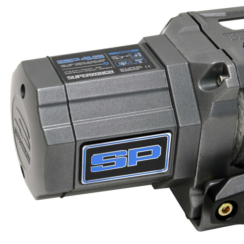 Superwinch SP 45SR Winch w/ Synthetic Rope - Graphite