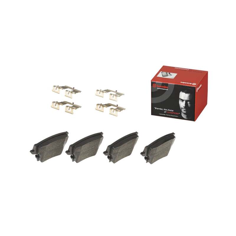 Brembo OE 05-20 Chrysler 300/09-20 Dodge Challenger/06-20 Charger Low-Met Brake Pad - Rear