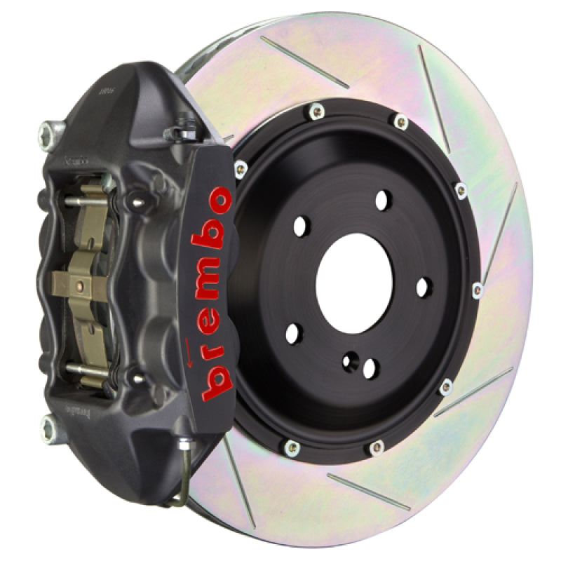 Brembo 12-16 FR-S/12-20 BRZ/17-20 86 Fr GTS BBK 4 Pist Cast 345x28 2pc Rotor Slotted Type1-Black HA