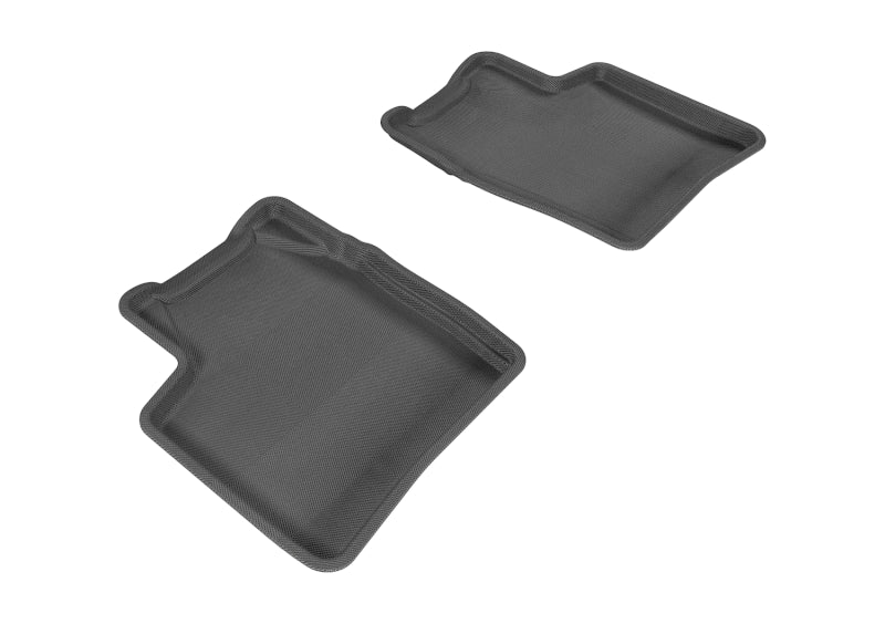 3D MAXpider 2004-2009 Toyota Prius Kagu 2nd Row Floormats - Black