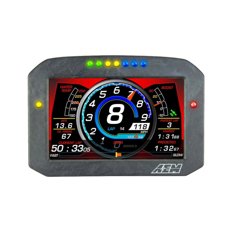 AEM CD-7L Carbon Logging Flush Digital Dash Display