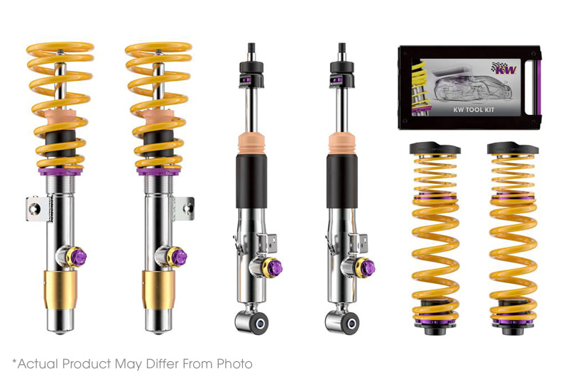 KW Coilover Kit V4 Porsche 911 (992) Carrera 2/2S Coupe w/ or w/o original lift system w/o PASM