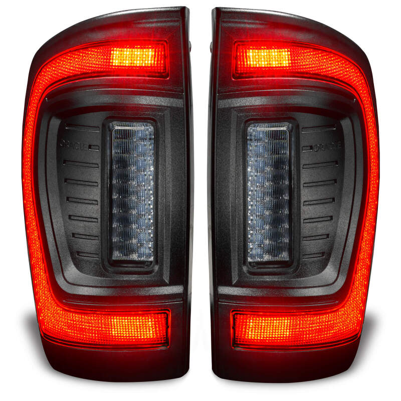 Oracle Lighting 16-23 Gen 3 Toyota Tacoma Black Series Flush Style LED Tail Lights