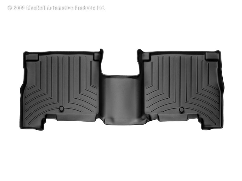 WeatherTech 07-12 Hyundai Santa Fe Rear FloorLiner - Black