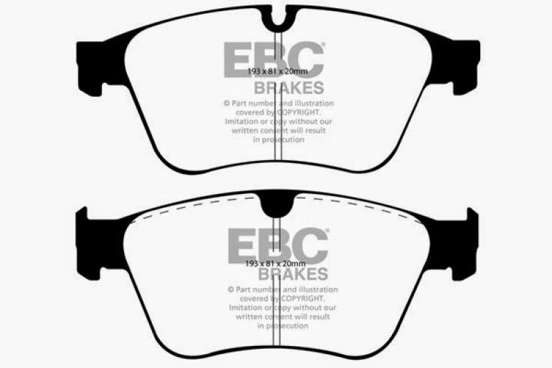 EBC 06-11 Mercedes-Benz M-Class (ML) ML63 AMG 6.2 Yellowstuff Front Brake Pads