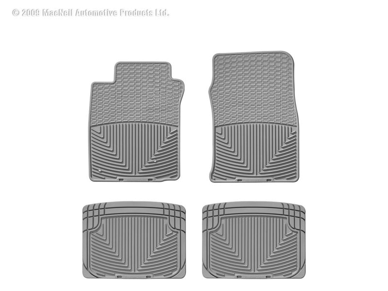 WT Rubber Mats - Rear - Grey