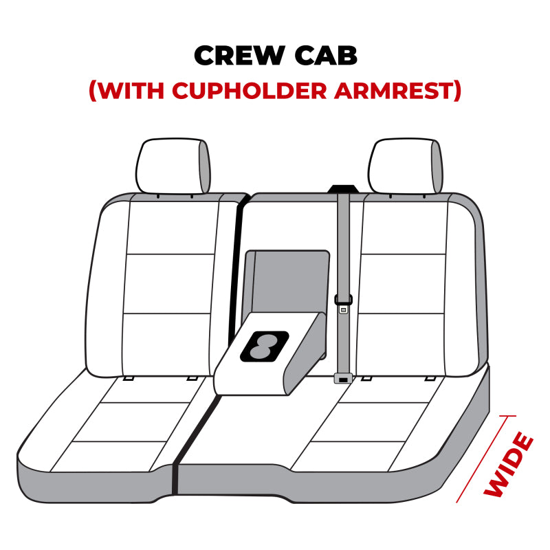 Covercraft 14 Chevrolet Silverado Polycotton SeatSaver Custom Second Row Seat Covers - Taupe