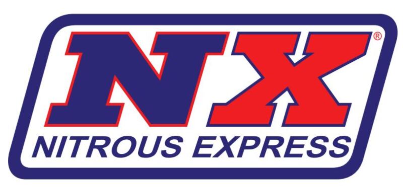 Nitrous Express 6AN 12in Stainless Steel Braided SHO Hose (w/Black 4AN - One End)