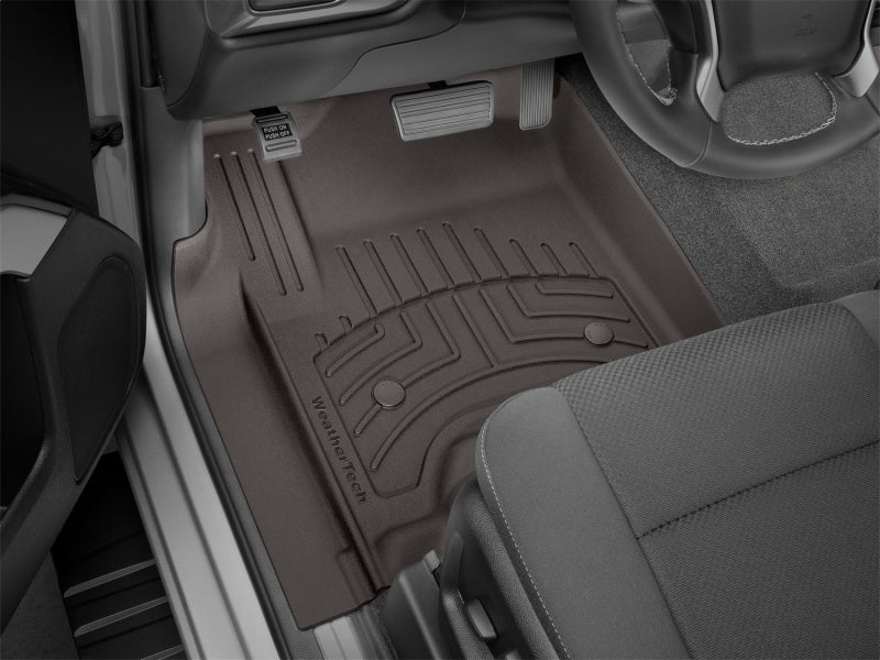 WeatherTech 2019+ Ram 2500/3500 Crew/Mega Cab (No PTO) Front FloorLiner HP - Cocoa