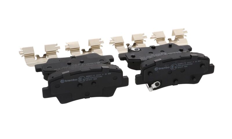 Brembo OE 2017 Hyundai Elantra/18-22 Ioniq/18-19 Sonata/16-17 Veloster Low-Met Brake Pad - Rear
